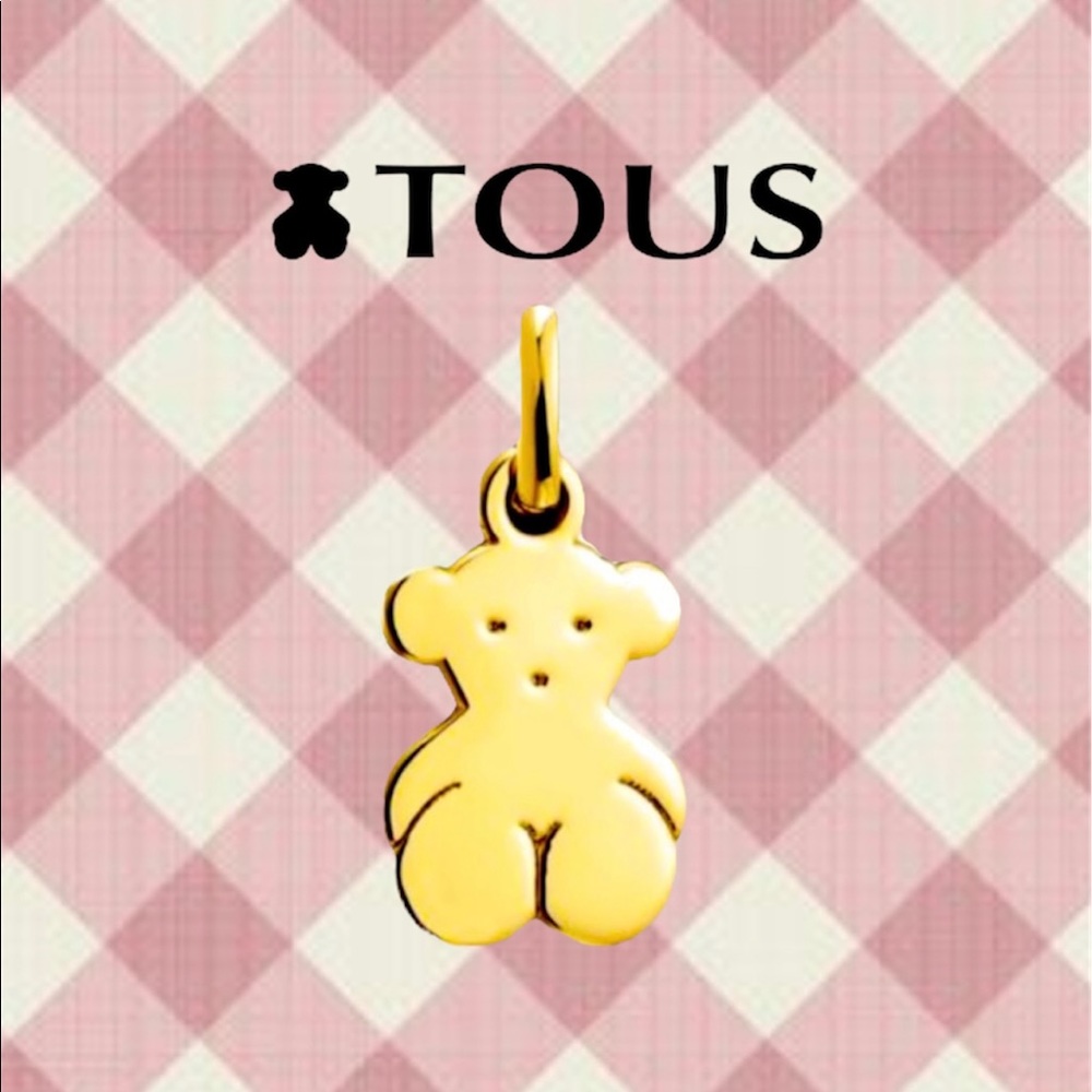 TOUS baby bear vermeil gold pendant
